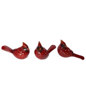 3-PC Set 6"W Cardinal Figurine Home Decor Gift