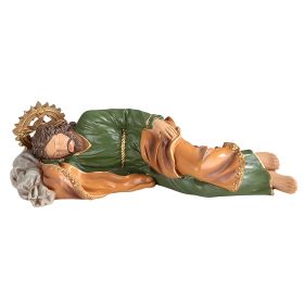 12"W Sleeping St. Joseph Holy Figurine Home Decor Gift