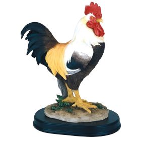 7.5"H White Rooster Figurine Home Decor Gift