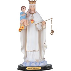 12"H Our Lady of Mercedes Holy Figurine Home Decor Gift