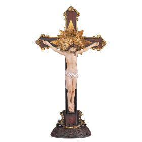 Jesus Nailed On The Cross 12"H Crucifix Holy Figurine Home Decor Gift