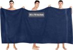 Towels Luxurious Jumbo Bath Sheet 2 Piece, 600 GSM, 35 by 70 Inches, 100% Ring Spun Cotton, Highly Absorbent and Quick Dry Extra Large Bath Towel
