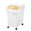 Rice Storage Container, 6.6Gallon/25L x3 Capacity Large Dog Food Dispenser Bin, Kitchen Ingredient Grain Cereal Flour Bin