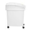 Rice Storage Container, 6.6Gallon/25L x3 Capacity Large Dog Food Dispenser Bin, Kitchen Ingredient Grain Cereal Flour Bin