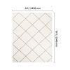 Indoor Plush Area Rugs, 8 x 10 ft Plush Carpet, Area Rugs Furry with Long Plushs Pile, Thick & Durable High-Pile Rug for High-Traffic Areas, Bedroom
