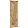 Coat Rack Set of 2 Brown Solid mango wood Medium