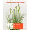 Artificial Grass Plant, 2 Pack 35 inch Cattail Grass in Pot