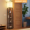63" Floor Lamp with Shelves: Lamp for Living Room with 3 Adjustable Color Temperatures, Display Bookshelf for Home, Bedroom