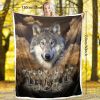 1pc Wolf Pack Throw Blanket, Wildlife Gray Wolf Print Flannel Blanket, Soft Cozy Warm Wolf Family Blanket for Couch Bed Sofa