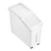 Rice Storage Container, 11.4Gallon/50L Capacity Large Dog Food Dispenser Bin, Kitchen Ingredient Grain Cereal Flour Bin