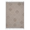 LOOM & LUXE Collection 8X10 Cream /Trellis Indoor/Outdoor Area Rug