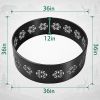 36in Fire Ring, Everlasting Flower Pattern, Round, Iron