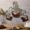 Iron Decoration with 4 Pieces 25 Cm