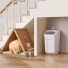 Rice Storage Container, 4.5Gallon/20L Capacity Large Dog Food Dispenser Bin, Kitchen Ingredient Grain Cereal Flour Bin