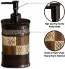 Home 4pc Zambia Stylish Bathroom Accessories Set Soap Pump, Tumbler