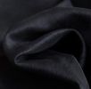 2 Piece Semi Sheer Voile Light Filtering Window Curtain Grommet Panels for Bedroom & Living Room (54 W x 84 L Inch Long, Black)