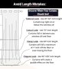 2 Piece Premium Semi Sheer Voile Window Curtain Grommet Panels for Bedroom (Ivory) - 54 W x 84 L