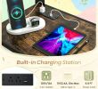 Twin Loft Bed with Desk Built-in LED Lights And Charging Station Heavy-Duty Metal Bed Frame with Guardrail for Youth
