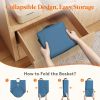 100L 2-Pack Large Laundry Basket, Collapsible Laundry Hamper with Aluminum Handles