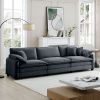 Mira 3 Seater Sofa Grey Corduroy (3S)