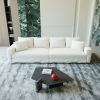 102.4 " Plush Corduroy 4-Seat Sofa,Modern Comfy Upholstered Sofa Cloud Couch,Deep Seat Couches with Soft Pillows