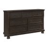 Traditional Design Bedroom Furniture 1pc Dresser of 7x Drawers Grayish Brown Finish Wooden Furniture