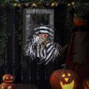 Animated Halloween Decoration 18 Inch Hanging Skull Prisoner