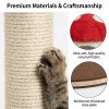 mushroom cat tree with large condo platform ladder