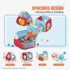 5 in 1 Kids Play Tent with Tunnel, Basketball Hoop for Boys, Girls, Babies and Toddlers