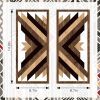 2 Pcs Western Home Decor Aztec Wall Decor Native American Wall Sign Boho Western Wall Art Wooden Southwestern Decor Rustic Wall Decor for Home Bedroom