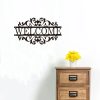 CIFbuy Vintage Farmhouse Welcome Sign Rustic Metal Wall Art Outdoor Porch Decor Home Sweet Home Gift (TikTok, temu pick-up service)