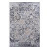 LOOM & LUXE Collection 8X10 Grey/Blue /Traditional Non-Shedding Living Room Bedroom Dining Home Office Stylish and Stain Resistant Area Rug