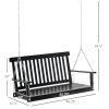 Outdoor Patio Swing 46.75 Inches for Garden