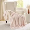 GentleSoft Pink Throw Blanket for Couch - Cozy Soft Blankets for Women, Cute Small Fleece Throws for Girls