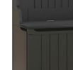 Black 3-In-1 Entryway Bench Coat Rack Hall Tree with Shoe Storage 5 Hooks for Hallway - Bench And Storage Furniture