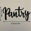 CIFbuy Metal Baked Paint Pantry Sign Wall Art Modern Kitchen Pantry Decor (TikTok, temu pickup)