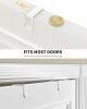 White 9-Tier Over The Door Pantry Organizer, Pantry Organization And Storage, Metal Hanging Spice Rack Shelves Door, Home Kitchen Essentials