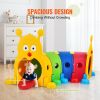 Caterpillar Tunnel for Kids, Outdoor Indoor Climb and Crawl Through, Play Equipment for Toddler,Boys,Girls,Baby 3-6, 4 Sections, for Daycare