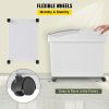 Rice Storage Container, 10.5Gallon/40L x3 Capacity Large Dog Food Dispenser Bin, Kitchen Ingredient Grain Cereal Flour Bin