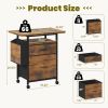 File Cabinets, Storage Cabinets for Hanging Files Letter/Legal/F4/A4 Size, Rust