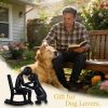 Man and Dog Figurine, Dog Memorial Gifts for Loss of Dog, Dog Sculpture Home Decor, Decorative Figurines for Shelves, Bookshelf, TV Stand