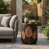 Outdoor LightWeight Concrete Side Table,Copper_73440.00