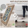 100% Non Slip Kitchen Rugs Sets of 3 Washable Boho Kitchen Mats for Floor Vintage Farmhouse Kitchen Rug Soft Runner Rug for Hallway, Laundry Room