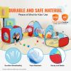 5 in 1 Kids Play Tent with Tunnel, Basketball Hoop for Boys, Girls, Babies and Toddlers