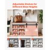 Hall Tree with Bench and Shoe Storage, 42" Wide, Entryway Hall Tree with Bench, Hanging Hooks, Storage Shelves, Adjustable Shoe Shelves