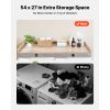 Washer Dryer Countertop, 54 x 27.5 in Wooden Washer and Dryer Topper with Edge & 2 Hooks