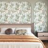 Cactus Peel and Stick Wallpaper Western Green Floral Contact Paper Green Floral Wallpaper Vintage Desert Self-Adhesive Wall Covering for Bedroom Count