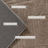 5x7 Area Rug, Luxurious Faux Fur Rug, Non-Slip Floor Carpet for Living Room, Bedroom, Dining Room, Tan