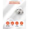 Queen Duvet Cover Set, 100% Cotton, 3 Pieces Bedding Set Queen Size with 1 Duvet Cover 90 x 90 in and 2 Pillow Shams 20 x 26 in, Soft Breathable