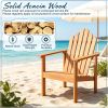 Stackable Adirondack Chairs Outdoor  Patio Furniture -Excluding side tables